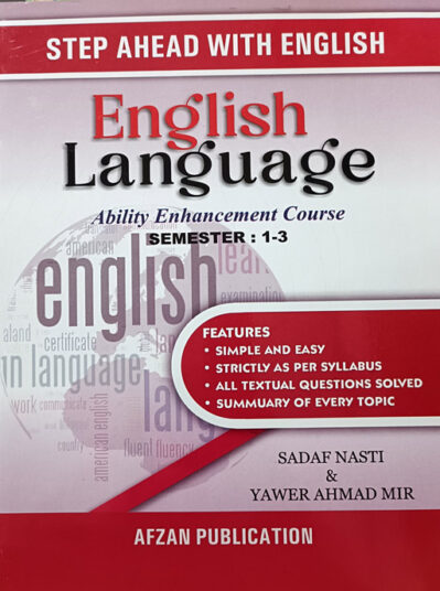 English Language Semester 1-3 [NEP-20]